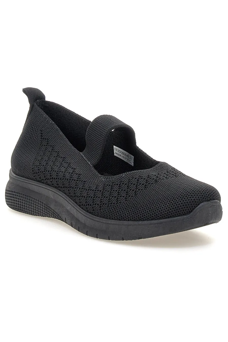Ballerine nere in tessuto intrecciato Tf2508056-MIO TEMPO Hot