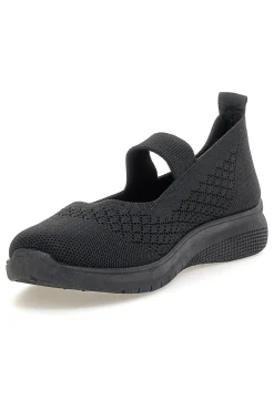 Ballerine nere in tessuto intrecciato Tf2508056-MIO TEMPO Hot