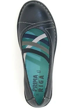 Ballerine nere in vera pelle con fasce elastiche 19496FRUIT-PRIMA RIGA Best