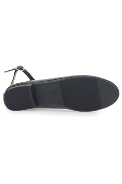 Ballerine nere vernice con cinturino alla caviglia IDE1075 da Donna-THE FIRST Sale