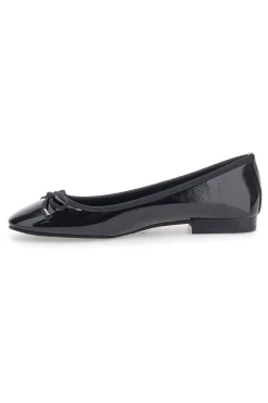 Ballerine nere vernice con fiocco decorativo IDE173-THE FIRST Sale