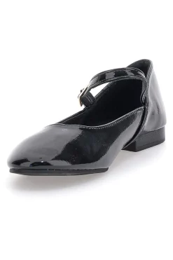 Ballerine nere verniciate con cinturino IDEA01-THE FIRST Discount