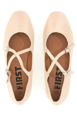 Ballerine rosa con cinturini IDEA02-THE FIRST New