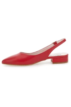 Ballerine Skingback Rosse a Punta 18101-PITTARELLO GLAM Clearance