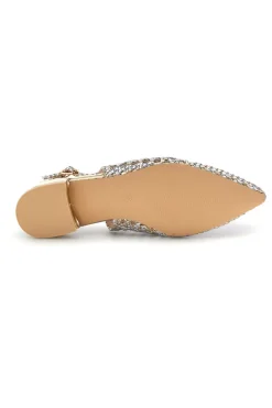 Ballerine slingback intrecciate con punta affusolata P661-FIRST LADY Clearance