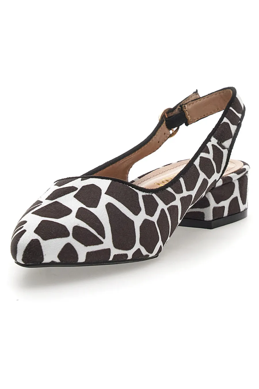 Ballerine Slingback Zebrate a Punta P553-FIRST LADY Best