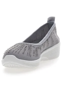 Ballerine Sportive Grigie 429-PRIMA RIGA Sale