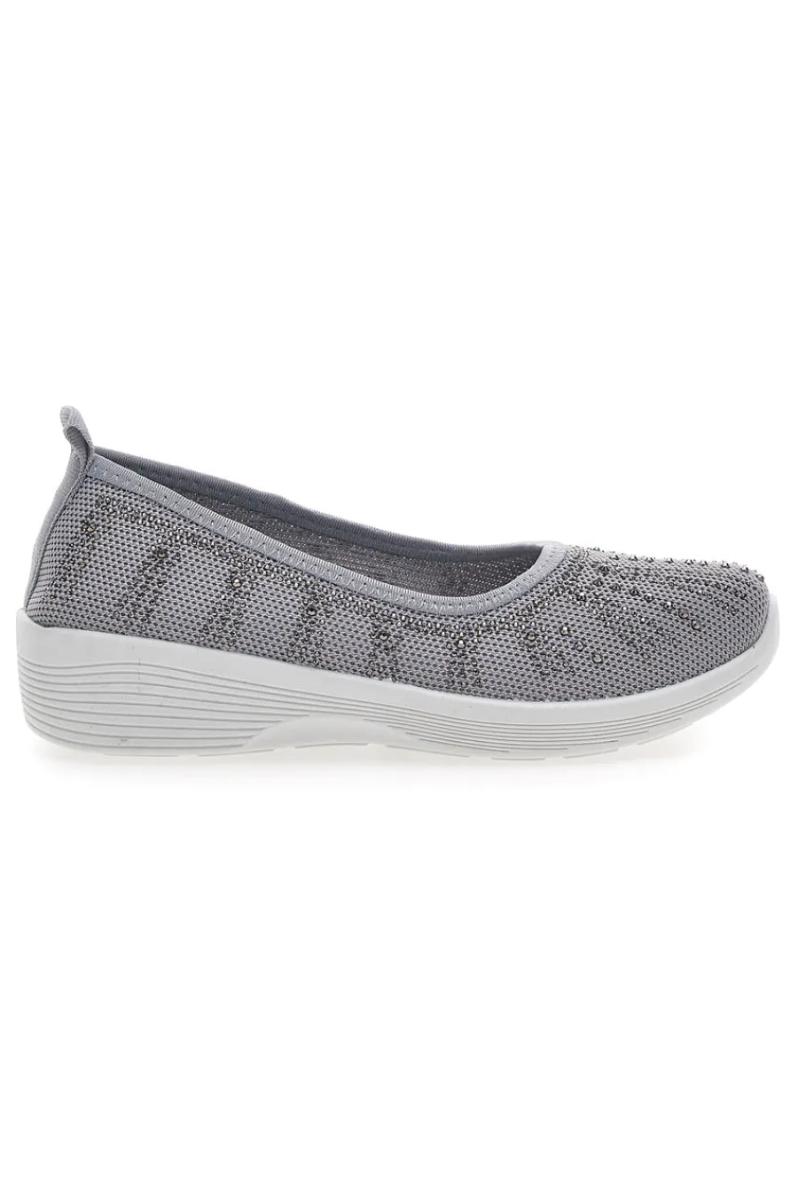 Ballerine Sportive Grigie 429-PRIMA RIGA Sale