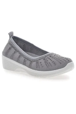 Ballerine Sportive Grigie 429-PRIMA RIGA Sale