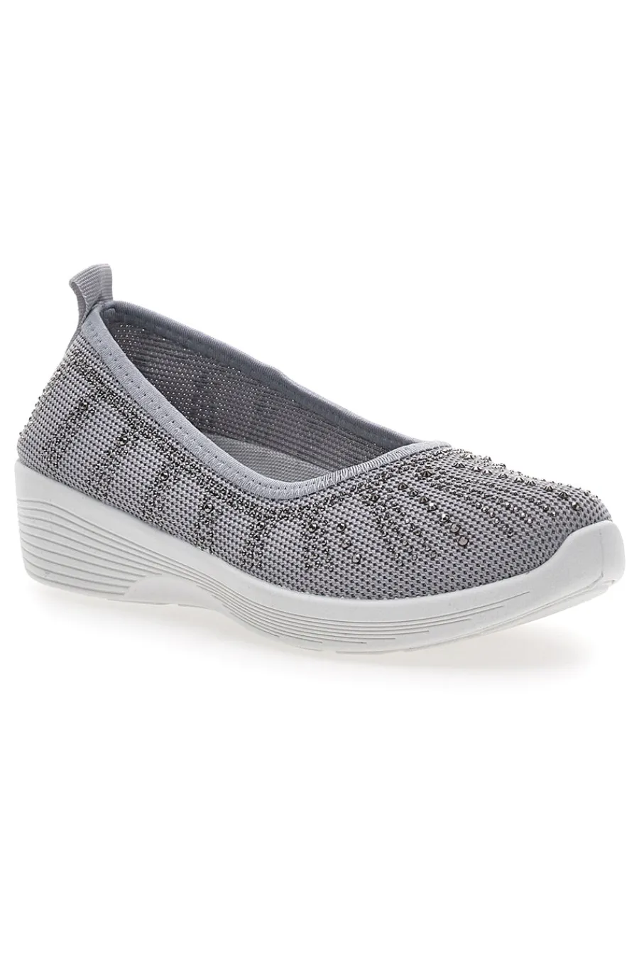 Ballerine Sportive Grigie 429-PRIMA RIGA Sale