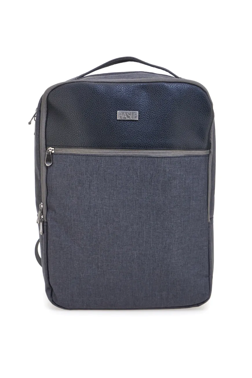 Basile grau Rucksack mit mehreren Taschen BA21PE152