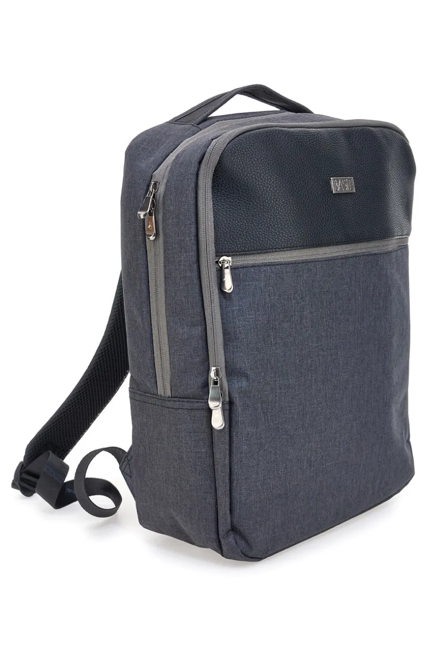Basile grau Rucksack mit mehreren Taschen BA21PE152