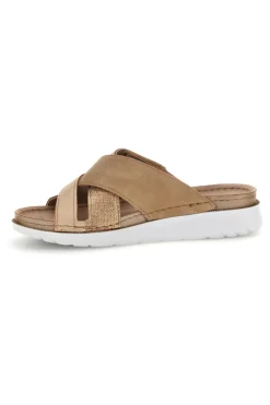 Beige Hausschuhe mit gekreuzten Riemen 57 CN-INBLU Clearance