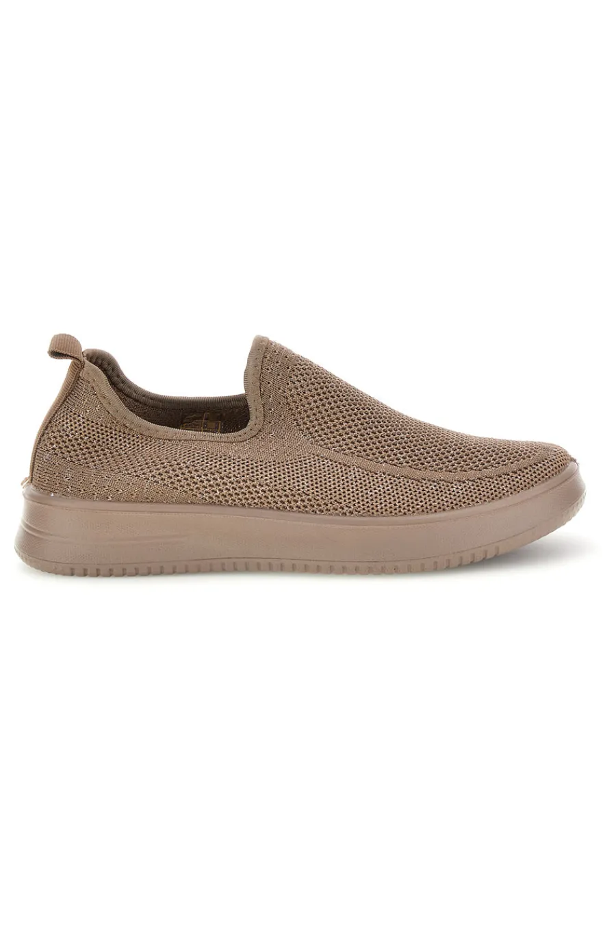Beige Pantoletten aus perforiertem Stoff tf2508059-MIO TEMPO