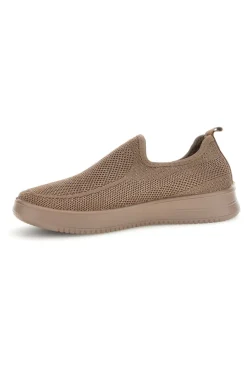 Beige Pantoletten aus perforiertem Stoff tf2508059-MIO TEMPO