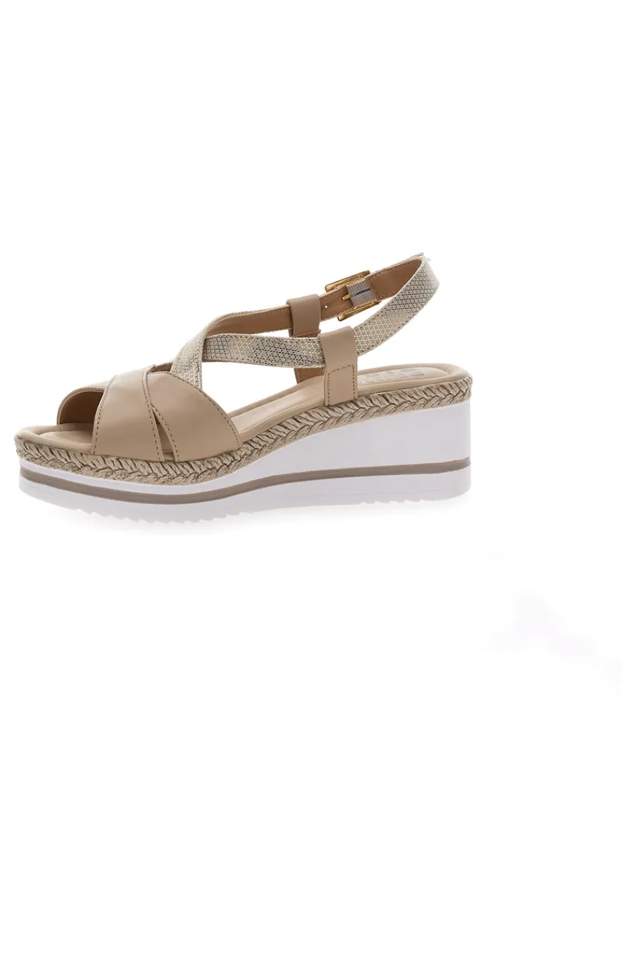 Beige Sandalen mit First-Line-Keilabsatz DC611109-PRIMA RIGA Best