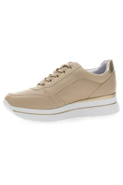Beige Schnürschuhe mit seitlichem Reißverschluss H216364-MIO TEMPO Best