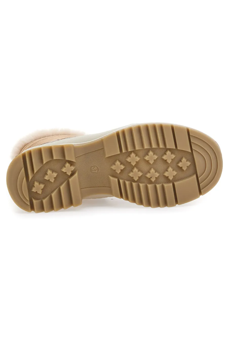 Beige Stiefeletten mit warmer Innenausstattung 15222K17-ALTEMBERG Best