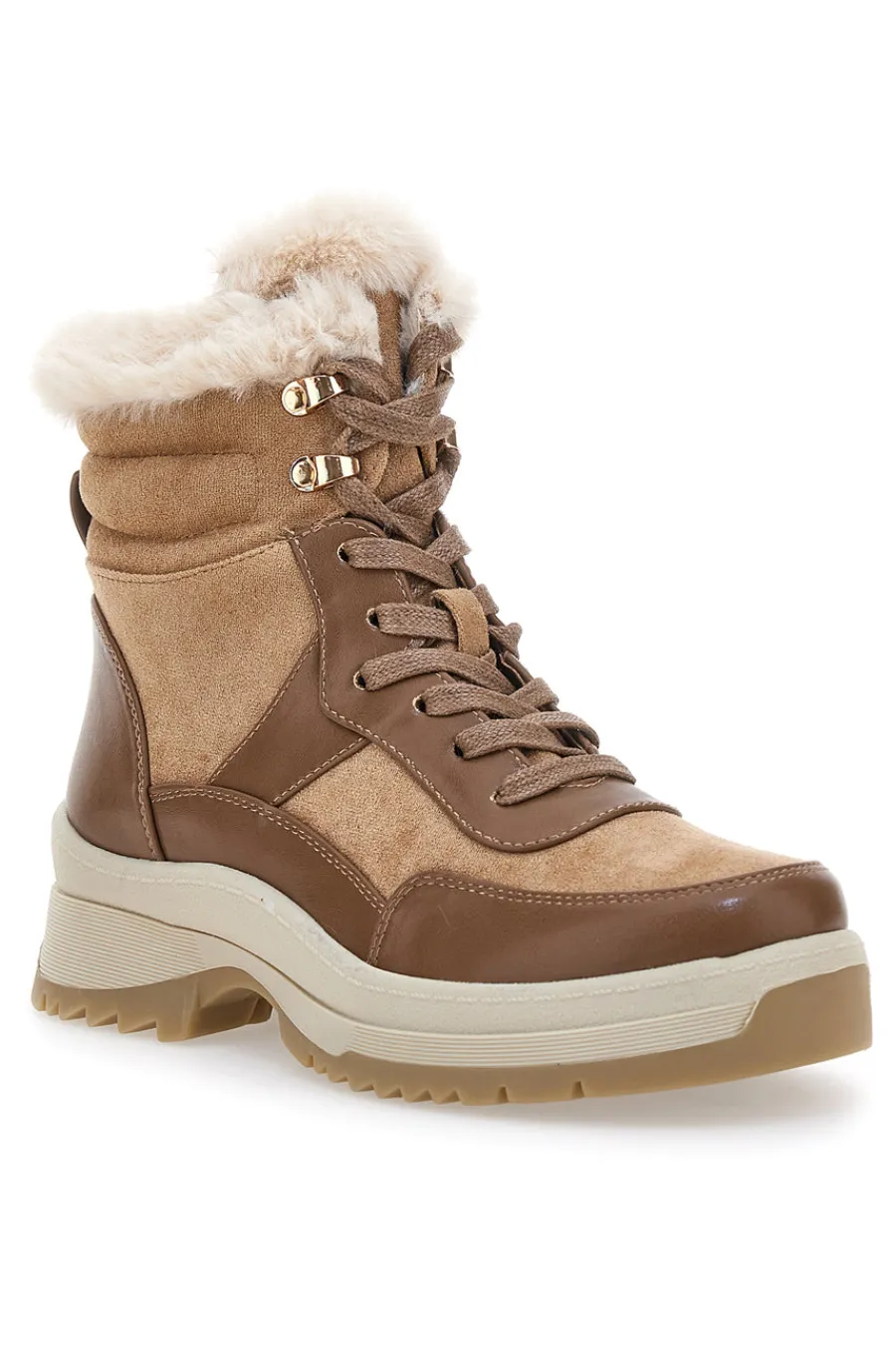 Beige Stiefeletten mit warmer Innenausstattung 15222K17-ALTEMBERG Best