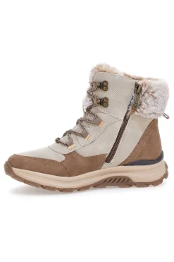 Beige Stiefeletten mit warmem Innenfutter und rutschfester Sohle 24802B08R-RELIFE Discount