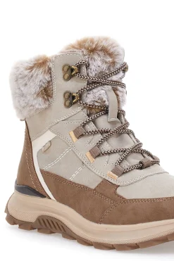 Beige Stiefeletten mit warmem Innenfutter und rutschfester Sohle 24802B08R-RELIFE Discount