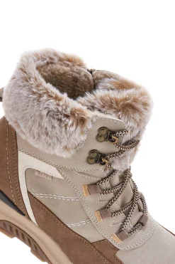 Beige Stiefeletten mit warmem Innenfutter und rutschfester Sohle 24802B08R-RELIFE Discount