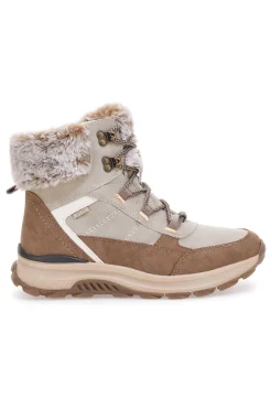 Beige Stiefeletten mit warmem Innenfutter und rutschfester Sohle 24802B08R-RELIFE Discount