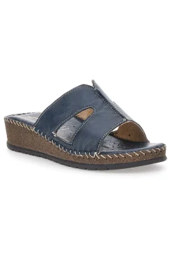 Blaue Keilpantoffeln 42047-PITTARELLO Discount