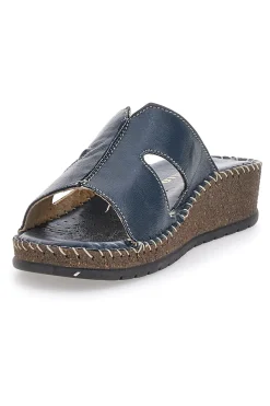 Blaue Keilpantoffeln 42047-PITTARELLO Discount