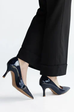 Blaue Lackleder Pumps 6418-PITTARELLO COUTURE New