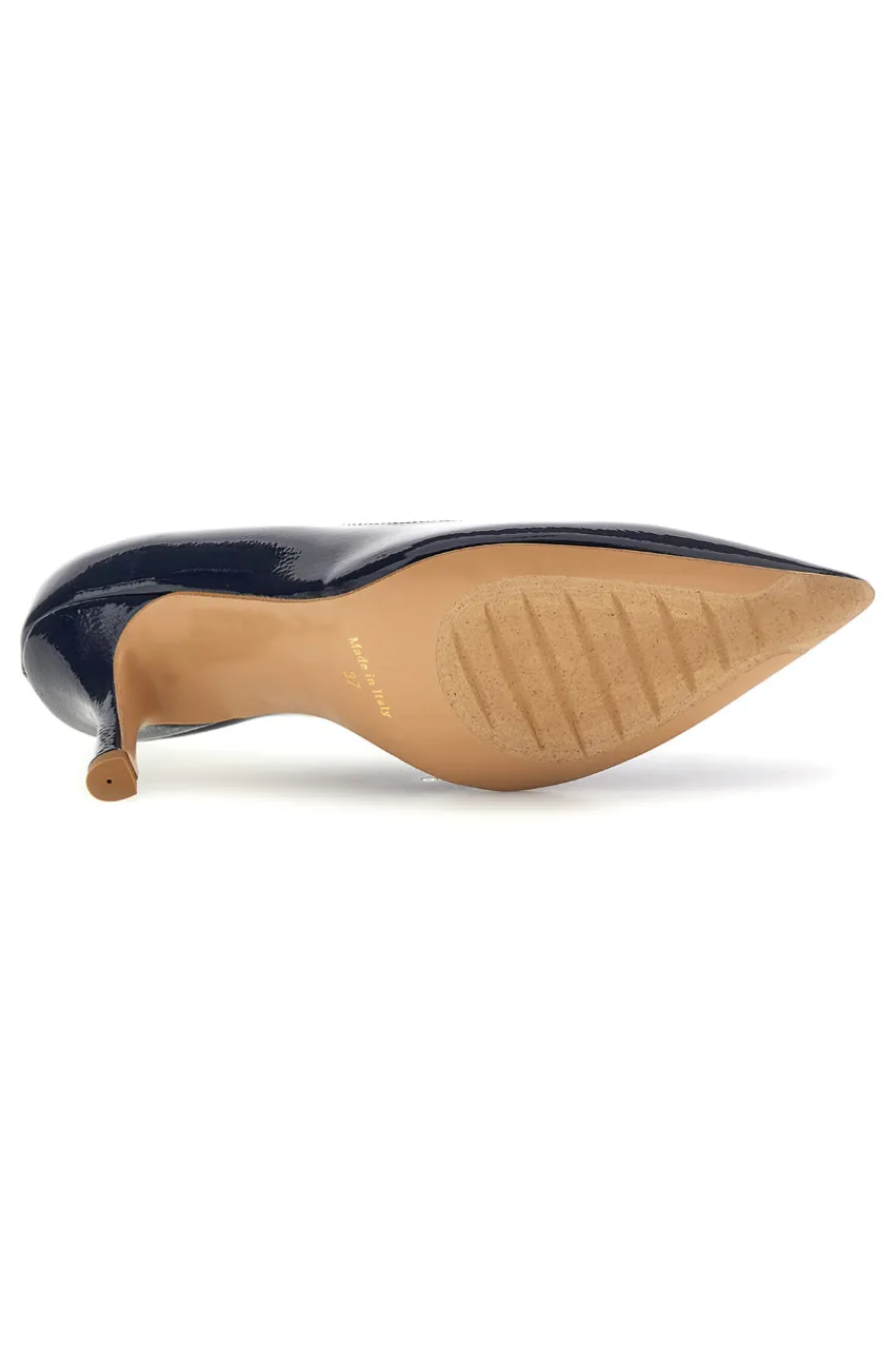 Blaue Lackleder Pumps 6418-PITTARELLO COUTURE New