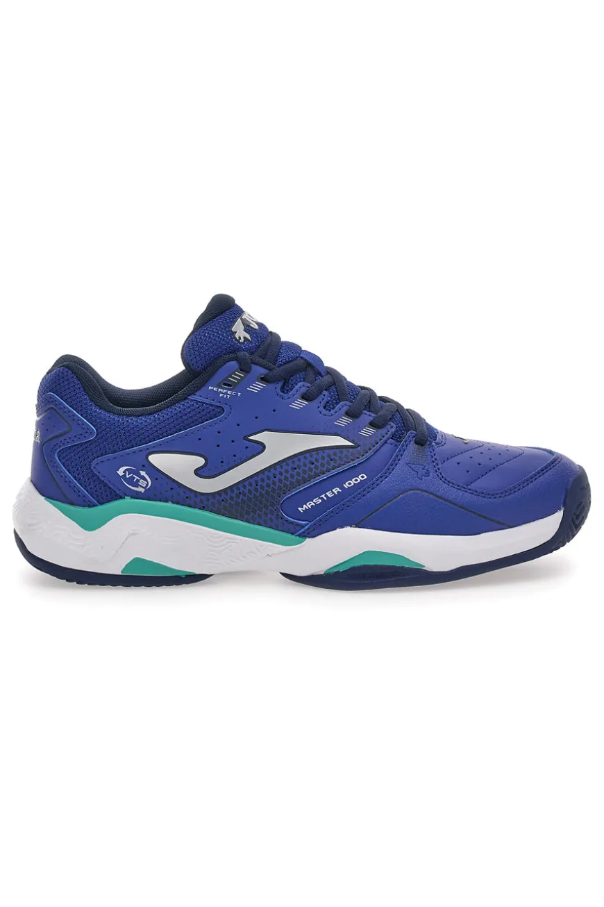 Blaue Padelschuhe mit seitlichem Logo JOMA MASTER 1000 2504