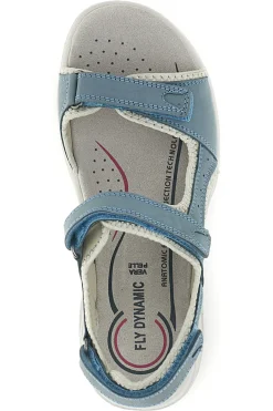 Blaue Sandalen mit Ledereinlegesohle FD43-FLY DINAMIC Clearance