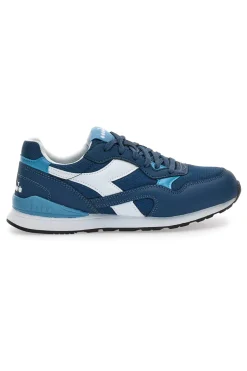 Blaue Sneakers Diadora N.92 GS mit weißen Details