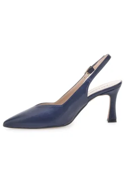 Blaue spitze Slingback-Pumps mit V-Ausschnitt PICTARELLO 149-PITTARELLO