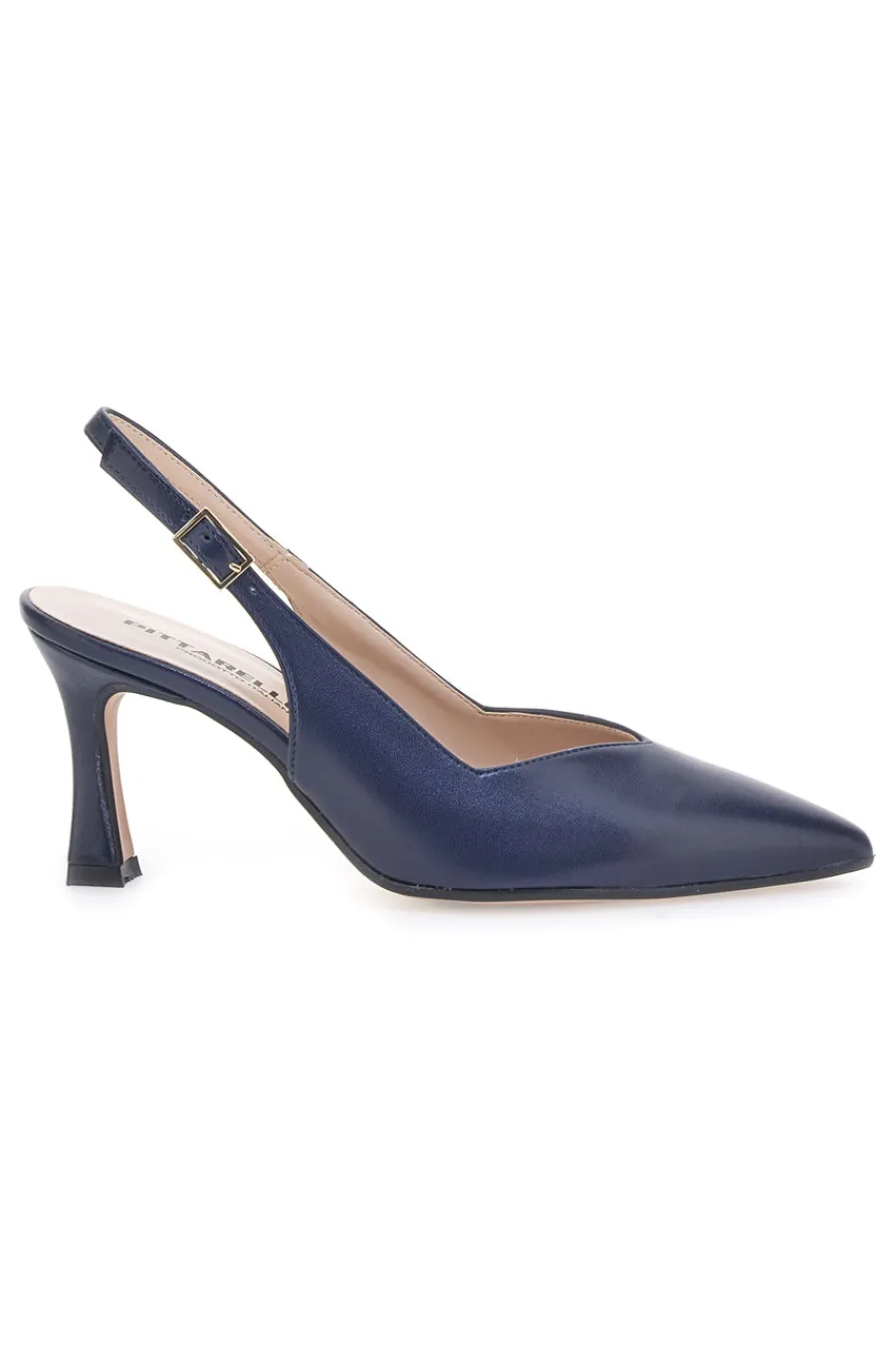 Blaue spitze Slingback-Pumps mit V-Ausschnitt PICTARELLO 149-PITTARELLO