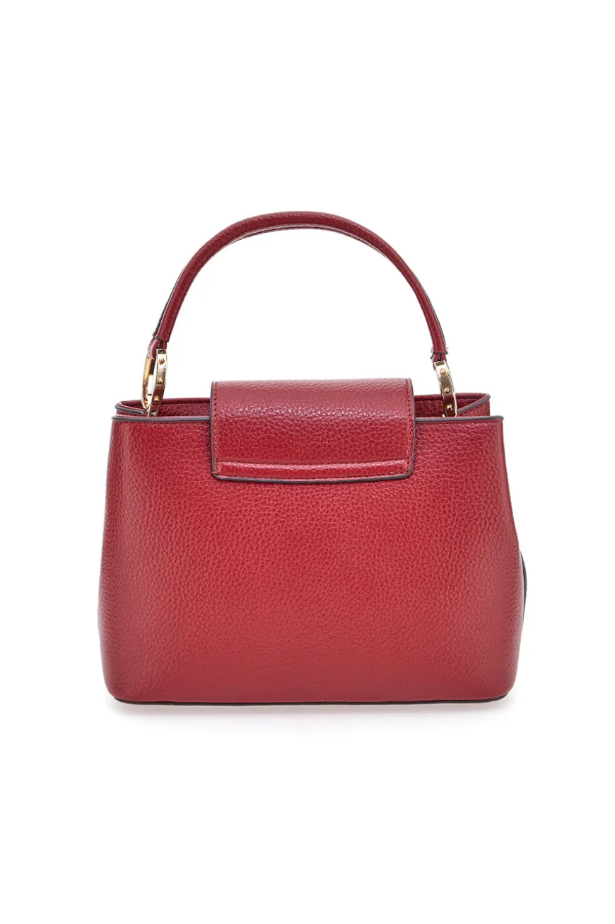 Borsa a mano bordò con scomparti interni Basile CLASS BA1272DOLL