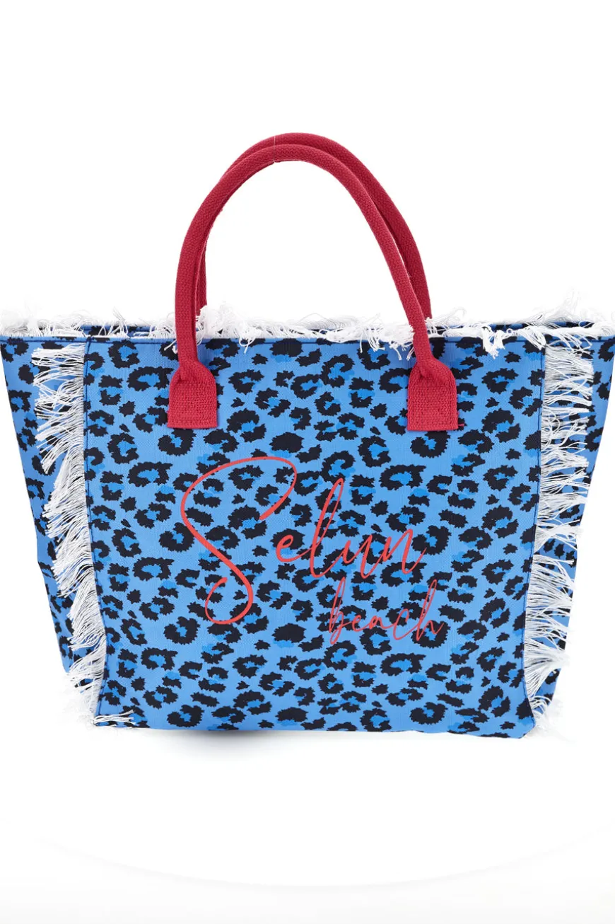 Borsa mare blu animalier Selun 261004