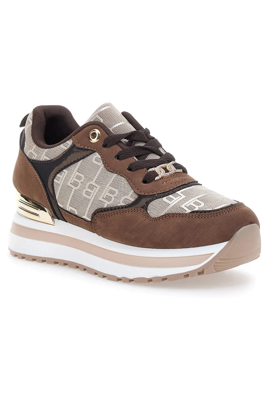 e Sneaker mit 9241 Monogramm-Logo-LAURA BIAGIOTTI Sale