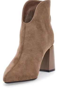 Burani 51690C160 braune Stiefeletten mit Blockabsatz und Reißverschluss hinten-MARIELLA BURANI Sale