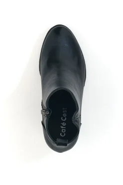 Cafè Cost 16807213 Schwarze Stiefeletten mit breitem Absatz und Profilsohle-CAFÈ COST Clearance
