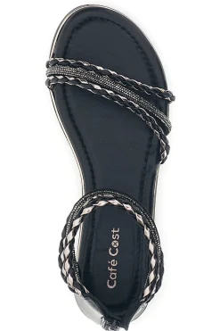 RH16 schwarz Riemchensandalen-CAFE' COST Online