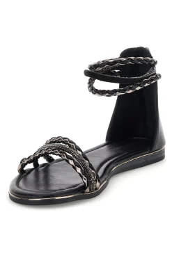 RH16 schwarz Riemchensandalen-CAFE' COST Online