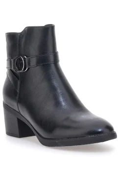 Cafe' Cost 240562 e Stiefeletten mit breitem Absatz und dekorativem Riemen-CAFÈ COST Best