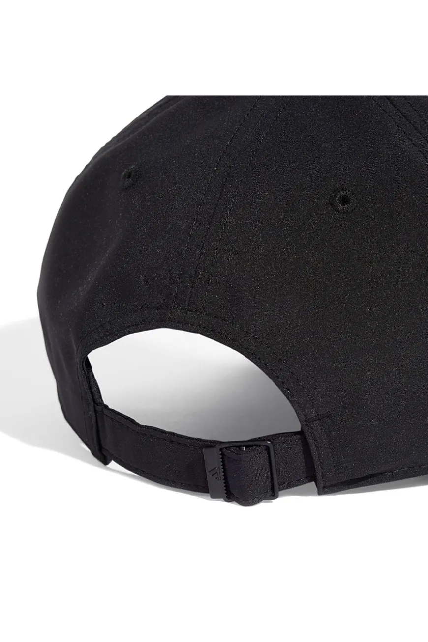 Cappello nero con placca logo Adidas BB CAP LT MET