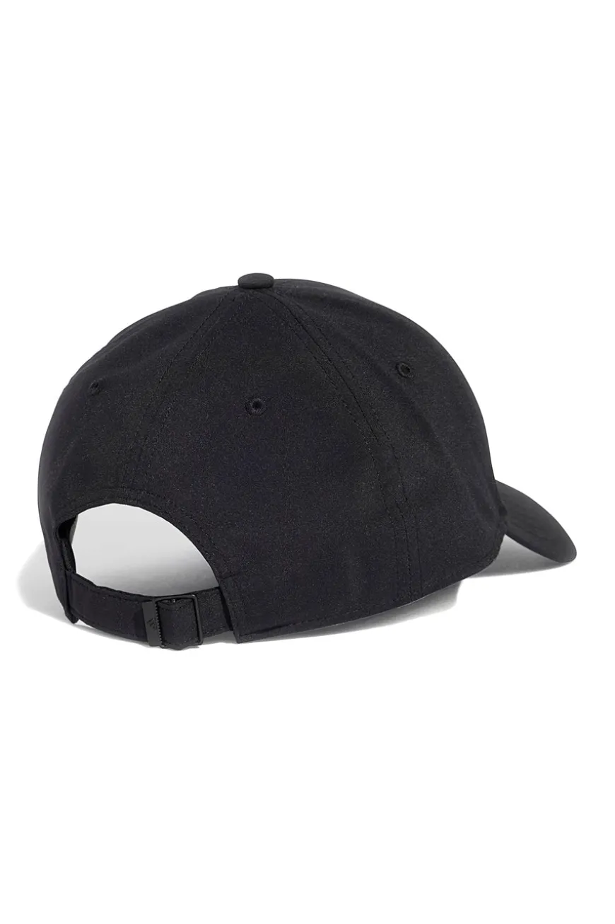 Cappello nero con placca logo Adidas BB CAP LT MET