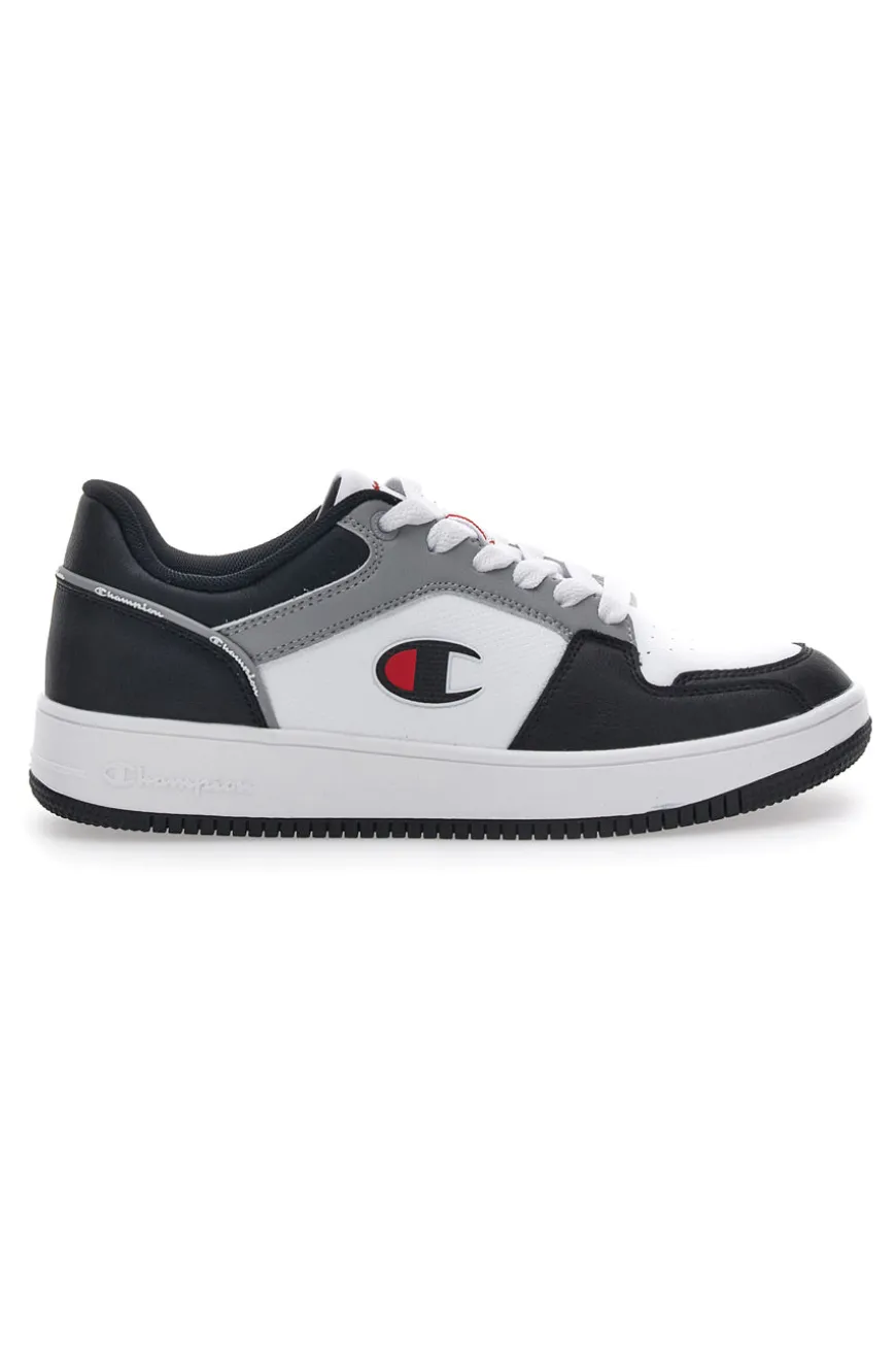 Champion Rebound 2 Low Sneakers in Weiß und Schwarz