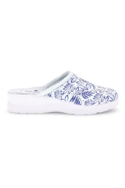 Ciabatta bianca e blu professionale con sottopiede in pelle 2883-BEST MEDICAL Discount