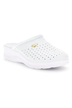 Ciabatta bianca professionale con sottopiede in pelle 2883-BEST MEDICAL Hot