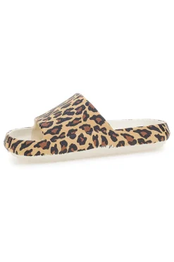 Ciabatte animalier leopardate suola comfort COVERI 24311-COVERI WORLD Sale